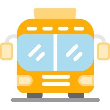 Ulaşım yolu simgesi, vektör illüstrasyonu beyaz arkaplanda izole edildi