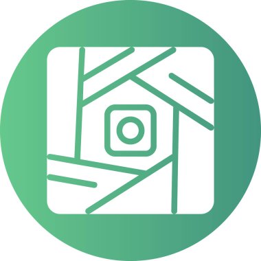 Kamera. Web simgesi basit illüstrasyon