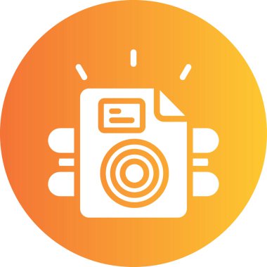 vektör cd simgesi illüstrasyonu