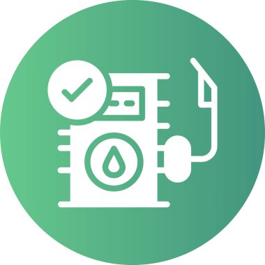 Yağ ikonu. Web için yağ vektör simgelerinin basit çizimi