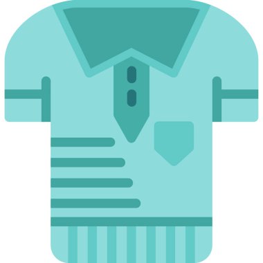 Elbise moda tişört simgesi düz stil