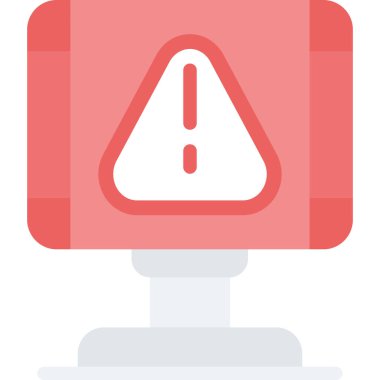 Alarm uyarısı simgesi - dış hat biçiminde