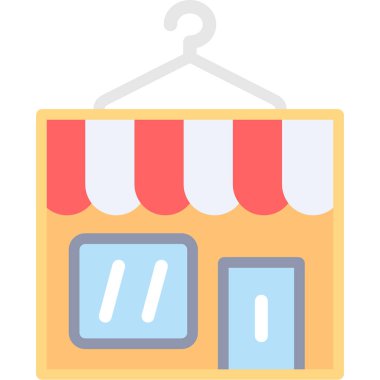 Alışveriş arabası simgesi basit tasarım