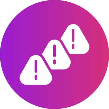 vektör uyarı simgesi, vektör illüstrasyonu