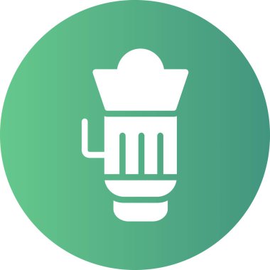 Benzersiz kahve makinesi vektör simgesi