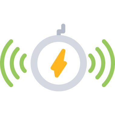 Bir dolgu simgesinin vektör illüstrasyonu