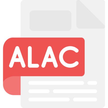 dosya biçimi simgesi, vektör illüstrasyonu