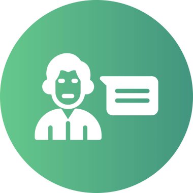 konuşma kabarcığı vektör çizimi