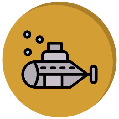 Bir gemi simgesinin vektör çizimi