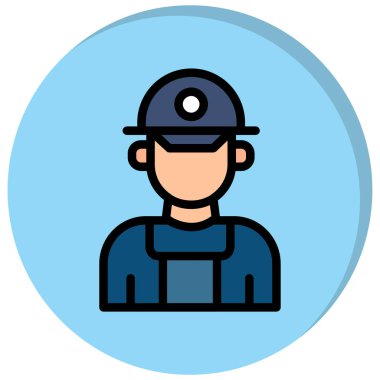 avatar. Web simgesi basit illüstrasyon