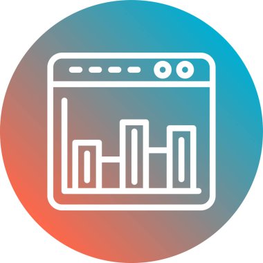 seo modern simgesinin vektör illüstrasyonu