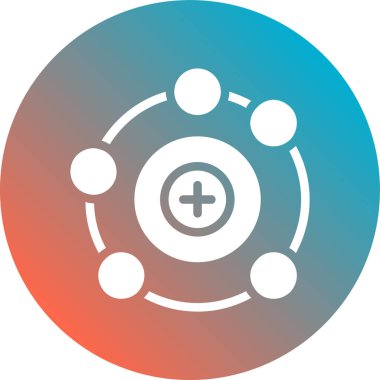 Vektör illüstrasyonu, simge ögesi arkaplanı