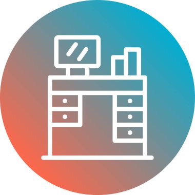 Modern simgenin vektör illüstrasyonu