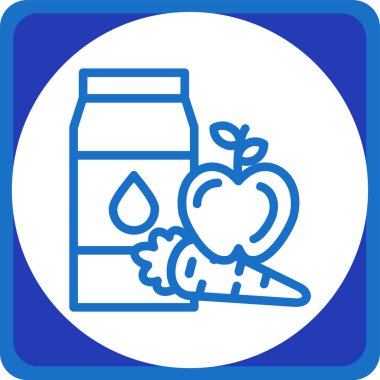 Gıda simgesinin vektör illüstrasyonu