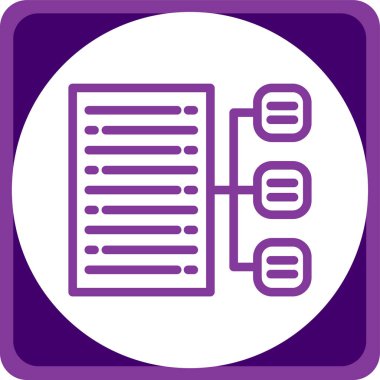 Bir kitap simgesinin vektör illüstrasyonu