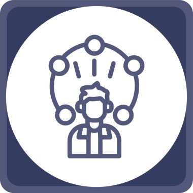 seo modern simgesinin vektör illüstrasyonu