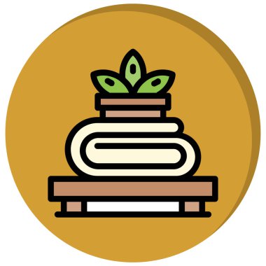 kitap simgesi ve vektör illüstrasyonu beyaz arkaplanda izole edildi