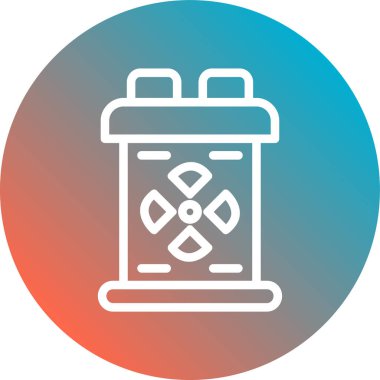 Uzun gölgeli izole edilmiş su ikonlu beyaz çizgi şişesi. Soda ve içecek tabelası. Kırmızı daire düğmesi. vektör.