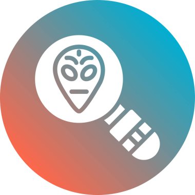 Modern simgenin vektör illüstrasyonu