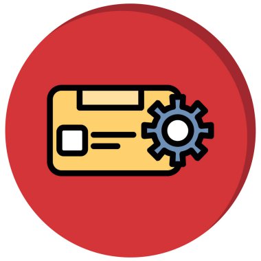 Dişli simgesi olan kart