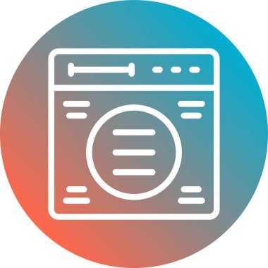 vektör tarayıcı pencere simgesi