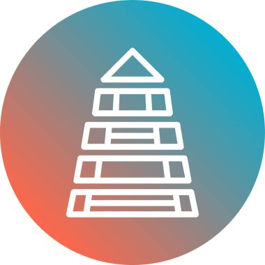 Modern eğitim ikonunun vektör illüstrasyonu