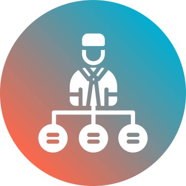 Modern simgenin vektör illüstrasyonu