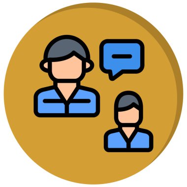 iş simgesi vektör illüstrasyonu