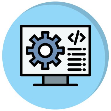 bilgisayar simgesi, vektör illüstrasyonu