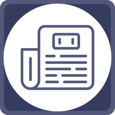 Modern simgenin vektör illüstrasyonu