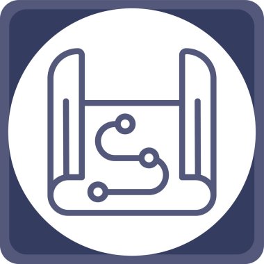 Modern b 'nin vektör illüstrasyonu eksik simgesi