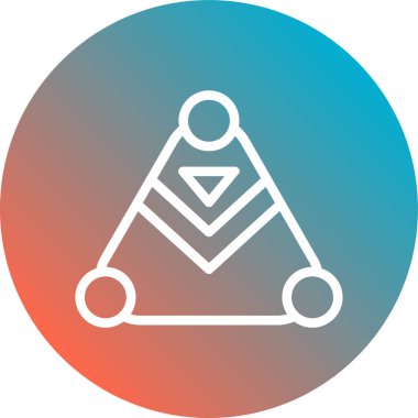 Bir simgenin vektör illüstrasyonu