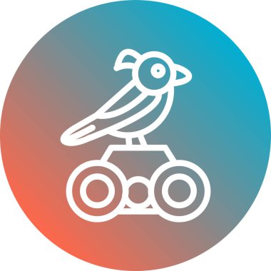 Bir kuşun vektör çizimi