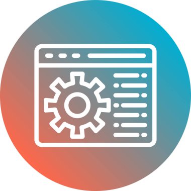 Simge vektör illüstrasyonu ayarlanıyor