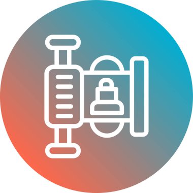 Modern simgenin vektör illüstrasyonu