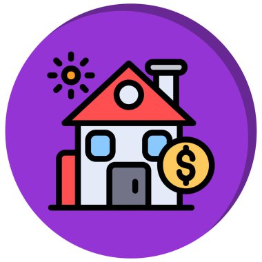 Gayrimenkul. Web simgesi