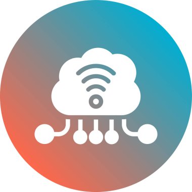 Web ve mobil uygulaması tasarımı, Wifi logo kavramı için beyaz arka plan üzerinde izole Wifi simge vektör