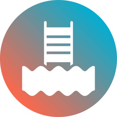 Tek bir izole simgenin vektör illüstrasyonu