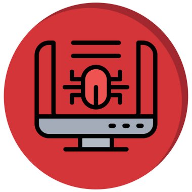 bilgisayar simgesi vektör illüstrasyonu