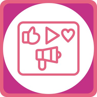 Aşk simgesinin vektör illüstrasyonu