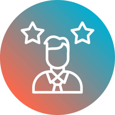 yıldız simgesi vektör illüstrasyonu