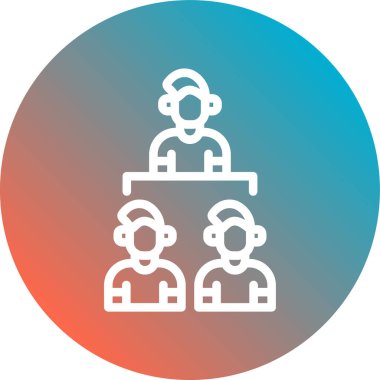 İnsan simgesinin vektör illüstrasyonu