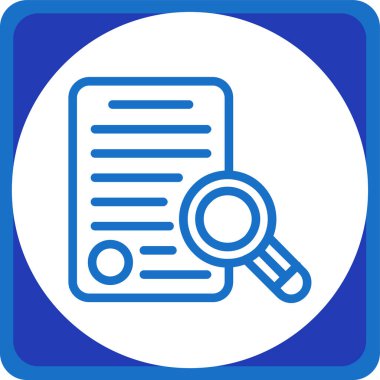 Arama simgesinin vektör illüstrasyonu