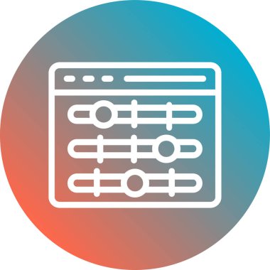 Web ve mobil için vektör simgesi