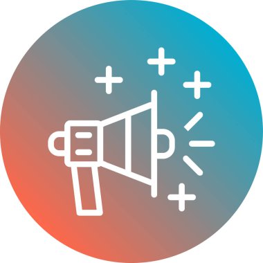 hoparlör vektör simgesi modern basit illüstrasyon