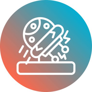 Robot simgesinin vektör illüstrasyonu