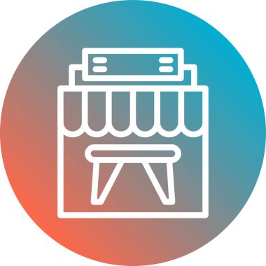 Alışveriş arabası ikon vektör illüstrasyonu