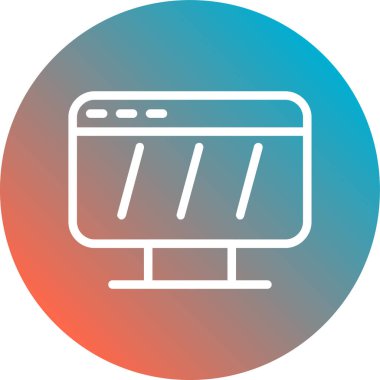 seo modern simgesinin vektör illüstrasyonu