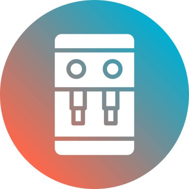 Beyaz çizgi elektrik dolgu simgesi uzun gölge arkaplan izole. Elektrik bağlantısı ve bağlantısının kesilmesi kavramı. Yeşil daire düğmesi. vektör illüstrasyonu