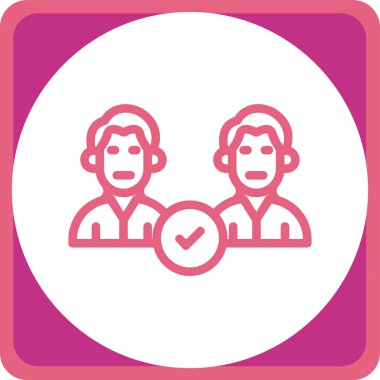 Modern insan simgesinin vektör çizimi